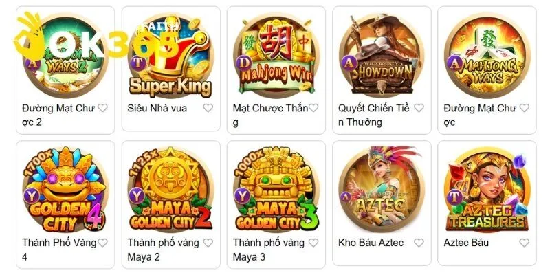 Nổ Hũ Ok365 2 Hệ thống nổ hũ mượt mà, trả thưởng cực cao